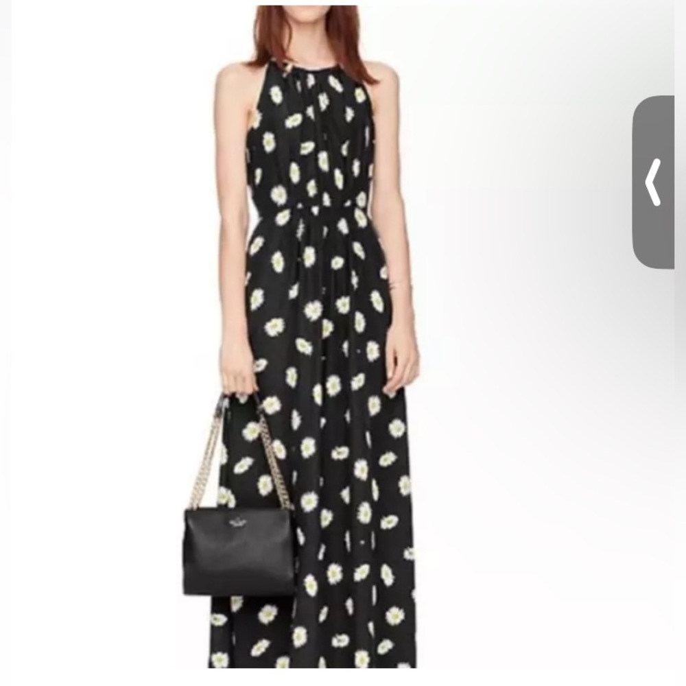 🦋Kate Spade Daisy Halter Maxi Dress Size 6